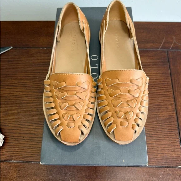NISOLO Huarache Sandal in Almond 8 NEW - Picture 3 of 6